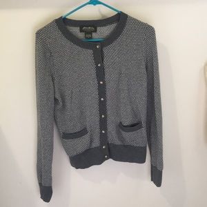 Eddie Bauer Button-Up Cardigan Sweater w/Pockets